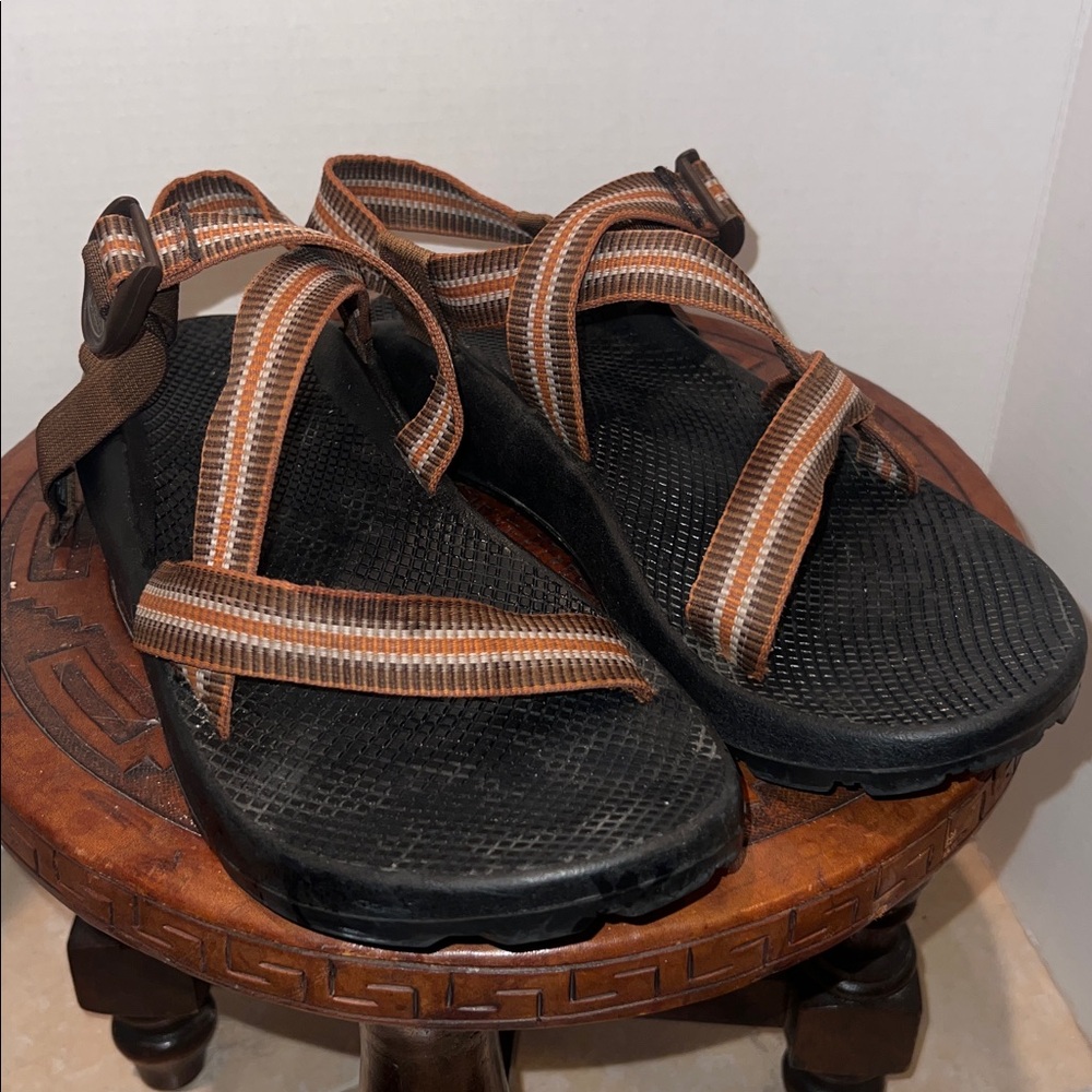 CHACOS Strappy Trail Rust Sandals